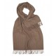 Grote beige sjaal met dunne strepen