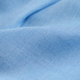 Hemelsblauwe pashmina-omslagdoek in kasjmier en zijde