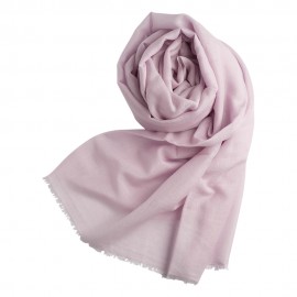 Lavendel pashmina-omslagdoek in kasjmier/zijde