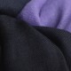 Tweekleurige pashmina-sjaal in marineblauw en lavendel – afbeelding 3