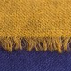 Tweekleurige pashmina-sjaal in marineblauw/goud – afbeelding 2