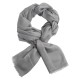 Lichtgrijze jacquard geweven pashmina-omslagdoek