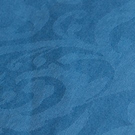 Hemelsblauwe jacquard geweven pashmina-omslagdoek