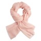 Zachte roze jacquard geweven pashmina-omslagdoek