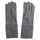 Grijze kasjmier-beanie en handschoenen – afbeelding 3
