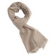 Kasjmier-sjaal in beige/gebroken wit mêlee