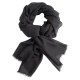 Antracietgrijze pashmina-omslagdoek in diamantbinding