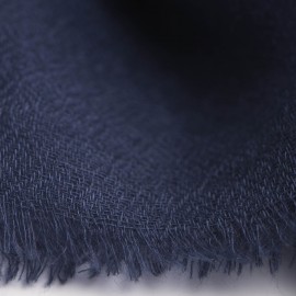 Marineblauwe pashmina-omslagdoek in diamantbinding