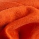 Oranje zijden omslagdoek in geborsteld zijde – afbeelding 3