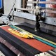 Zwarte pashmina-omslagdoek met strepen – afbeelding 4