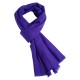 Blauwpaarse keper geweven pashmina-sjaal