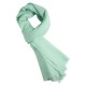 Mintgroene keper geweven pashmina-sjaal