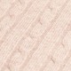 Beige kabelgebreide kasjmier-deken – afbeelding 2