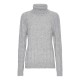 Kasjmier turtle neck grijs gemêleerd