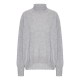Oversized kasjmier-trui in grijs