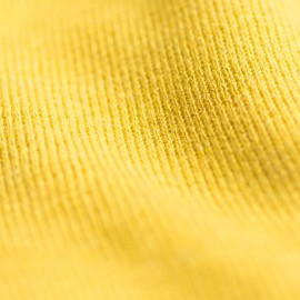 Kerriegele omslagdoek in zijde/kasjmier-breigoed &ndash; afbeelding 2