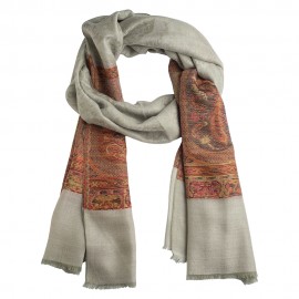 Paisley-sjaal in puur kasjmier