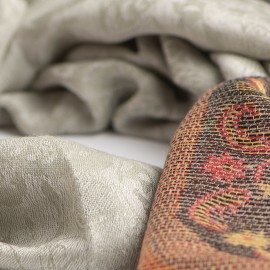 Paisley-sjaal in puur kasjmier