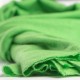 Grasgroene keper geweven pashmina-sjaal – afbeelding 2
