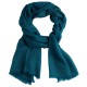 Petroleumgroene pashmina-sjaal in diamant patroon
