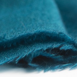 Petroleumgroene pashmina-sjaal in diamant patroon