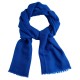 Blauwe pashmina-sjaal in diamant patroon
