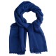Donkerblauwe pashmina-omslagdoek in diamant patroon