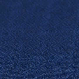 Donkerblauwe pashmina-omslagdoek in diamant patroon