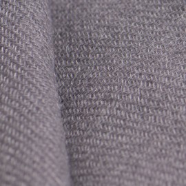 Donkergrijze keper geweven pashmina-omslagdoek
