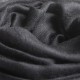 Grote zwarte kasjmier-omslagdoek 200 x 140 cm – afbeelding 2