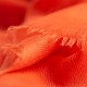 Grote oranje kasjmier-omslagdoek 200 x 140 cm – afbeelding 3