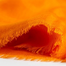 Oranje jacquard geweven kasjmier-omslagdoek &ndash; afbeelding 2