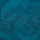 Petroleumgroene kasjmier-omslagdoek in jacquardbinding – afbeelding 2