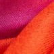Dip-dye omslagdoek in fuchsia/koraalrood – afbeelding 3