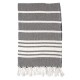 Grijze hamamhanddoek