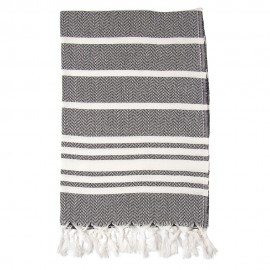 Grijze hamamhanddoek