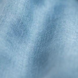 Duifblauwe pashmina-omslagdoek in kasjmier en zijde