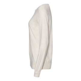 Gebroken witte blouse van zijde/kasjmier-mix &ndash; afbeelding 2