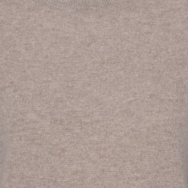 Beige oversized kasjmier-trui