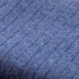 Donkerblauwe deken in puur kasjmier