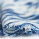 Blauw/wit batikgekleurde omslagdoek – afbeelding 2