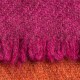 Jak-sjaal in naturel/fuchsia/oranje – afbeelding 3