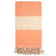Oranje/beige badhanddoek