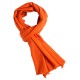 Roest-oranje oranje kasjmier-sjaal