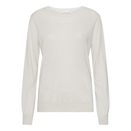 Gebroken witte blouse van zijde/kasjmier-mix – afbeelding 2