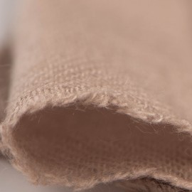 Kleine grijsbruine kasjmier-sjaal