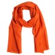 Kleine kasjmier-sjaal in roest-oranje oranje