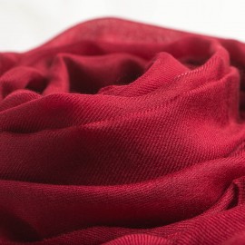 Grote bordeauxrode kasjmier-omslagdoek 200 x 140 cm &ndash; afbeelding 2