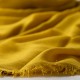 Extra grote kasjmier/zijde omslagdoek in kerrie – afbeelding 3