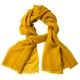 Kerriegele pashmina-omslagdoek in dubbeldraads keper